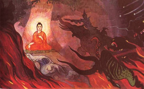 Siddhartha-Buddha under the Bo Tree